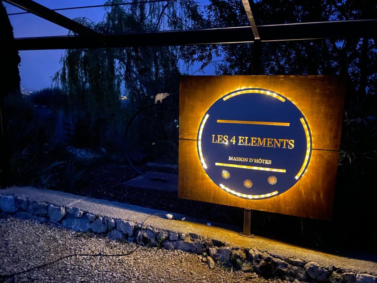 Bed and Breakfast Les 4 Elements Tourrettes-sur-Loup Exterior foto