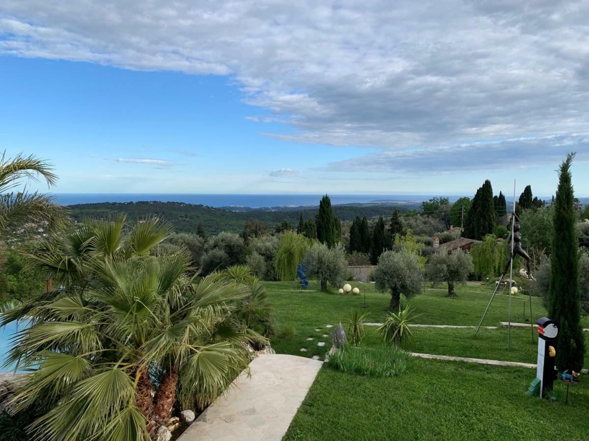 Bed and Breakfast Les 4 Elements Tourrettes-sur-Loup Exterior foto
