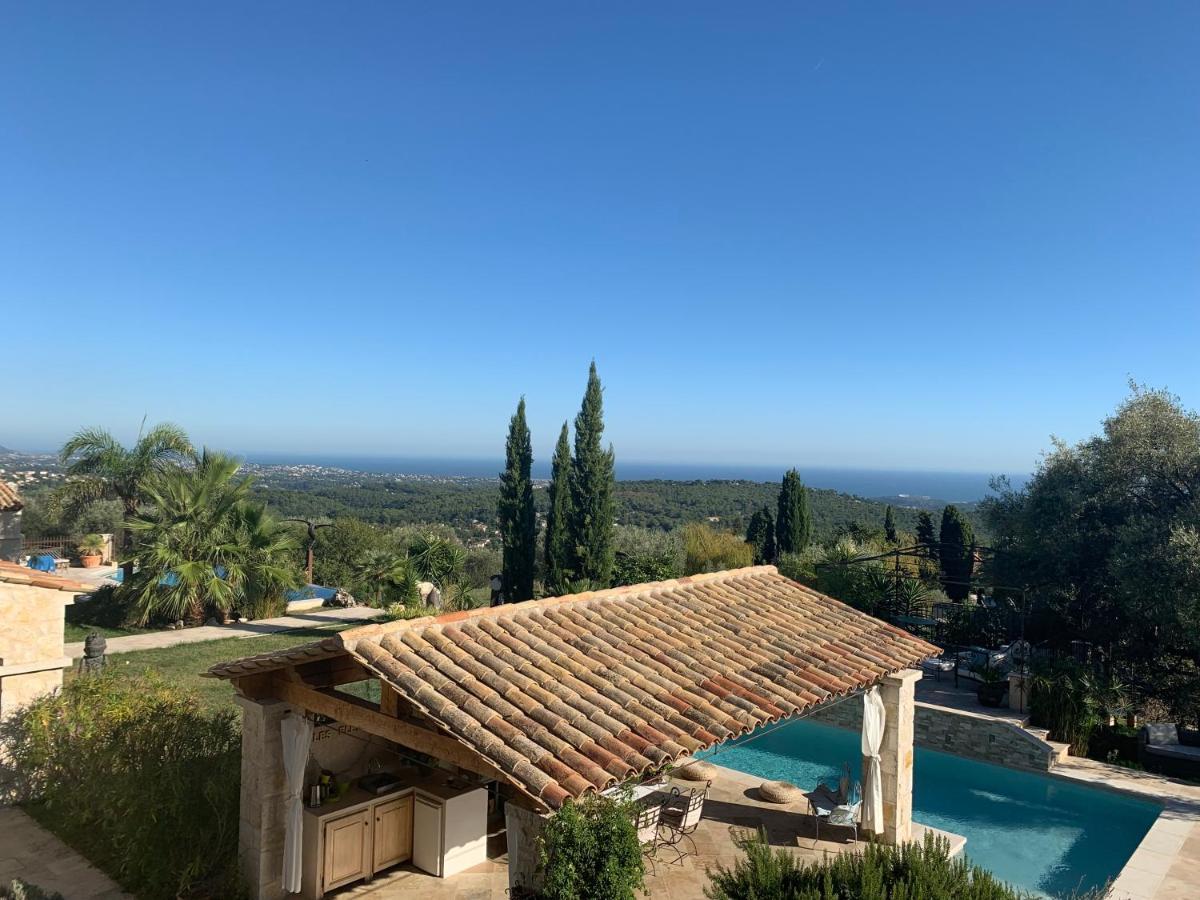 Bed and Breakfast Les 4 Elements Tourrettes-sur-Loup Exterior foto
